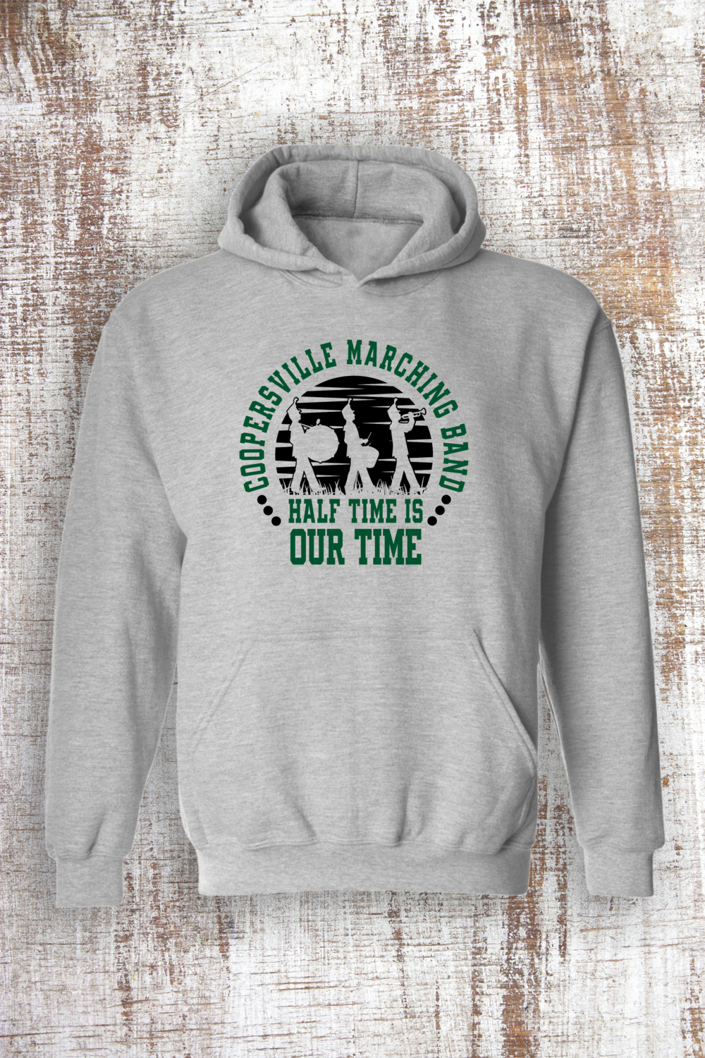 Marching Band Hoodie, Color: Sport Grey