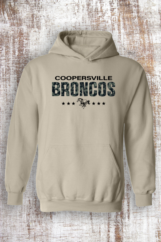 Camo Stars Sweatshirt - hooded and crew