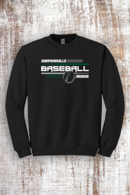 Baseball Chevron Sweatshirt - Hooded and Crewneck