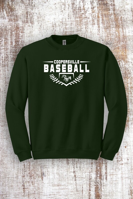 Bronco Baseball Sweatshirt - hooded and crew
