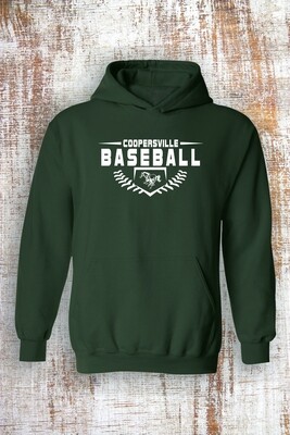 Bronco Baseball Sweatshirt - hooded and crew