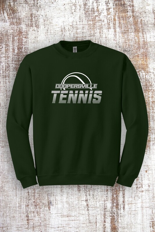 Coopersville Tennis Sweatshirt - hooded and crew