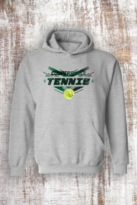 Tennis V Sweatshirt -  Hooded and Crew