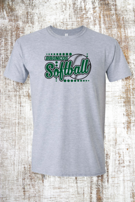 Broncos Softball Short Sleeve T-Shirt