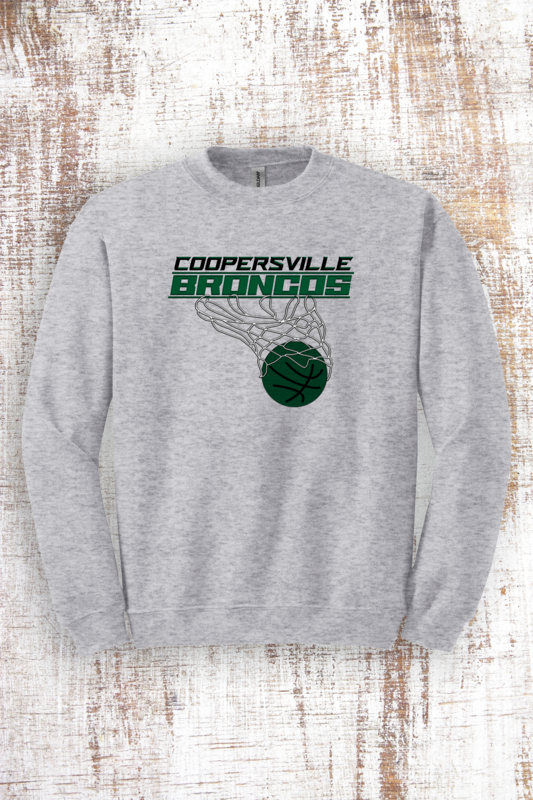 Basketball Net Sweatshirt - hooded and crew