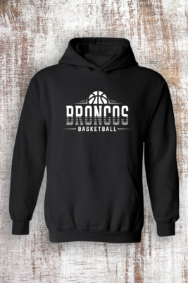 Broncos Basketball Sweatshirt - hooded and crew