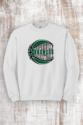 Broncos Basketball B-Ball Sweatshirt - hooded and crew