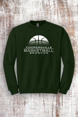 Broncos Ombre Basketball Sweatshirt - hooded and crew