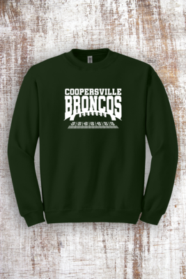 Coopersville Football Field Unisex Sweatshirt - hooded and crew
