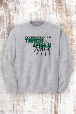 Coopersville Track and Field Sweatshirt - hooded and crew