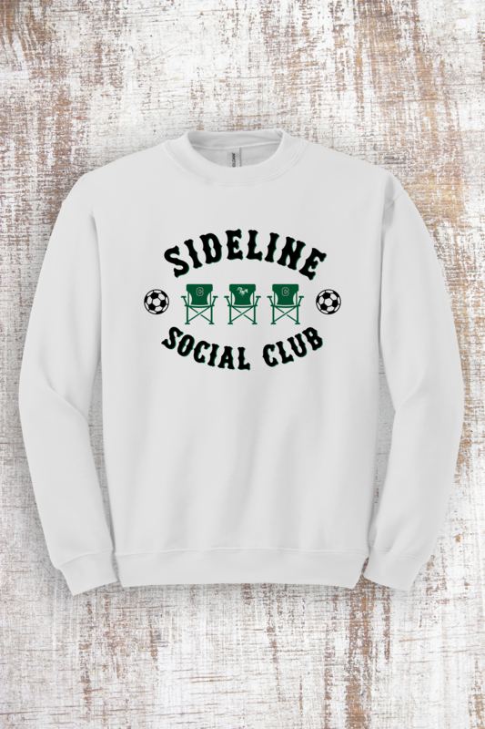 Coopersville Bronco Soccer Sideline Social Sweatshirt - hooded and crew