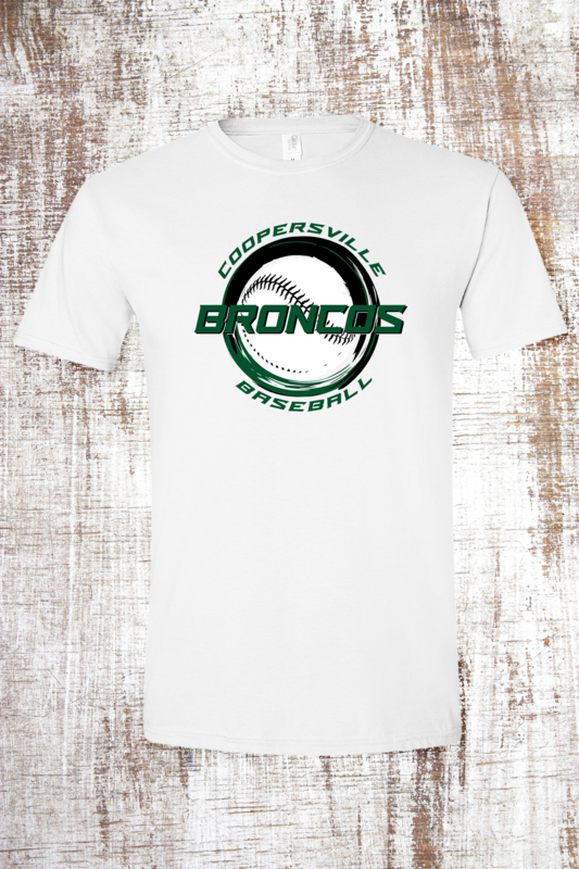 Broncos Edgy Baseball Short Sleeve T-Shirt