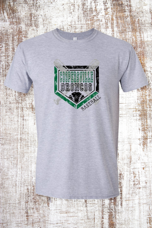 Coopersville Distressed Baseball Short Sleeve T-Shirt
