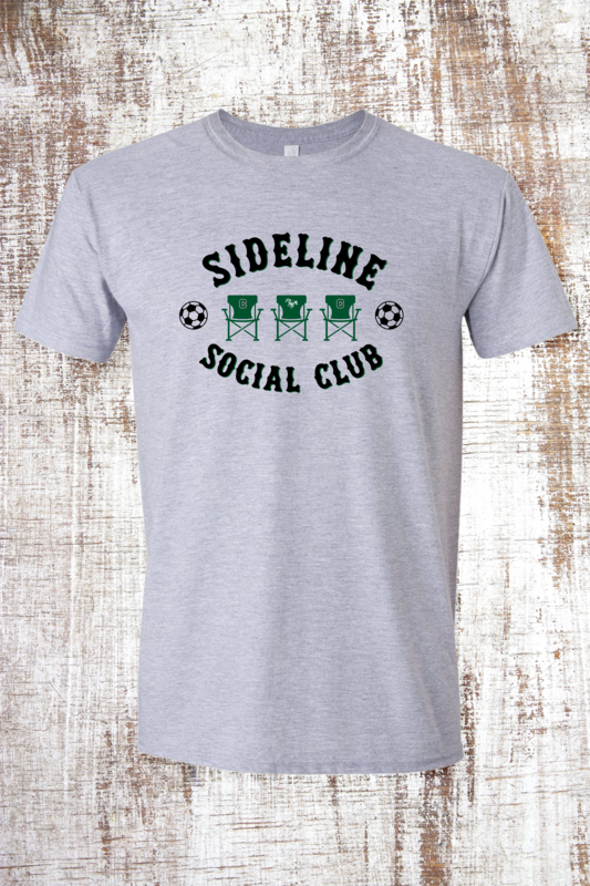 Coopersville Bronco Soccer Sideline Social Short Sleeve T-Shirt