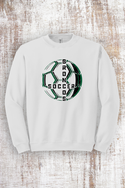 Distressed Soccer Unisex Sweatshirt - Hooded and Crewneck