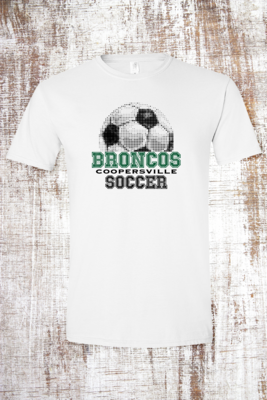 Halftone Soccer Short Sleeve T-Shirt