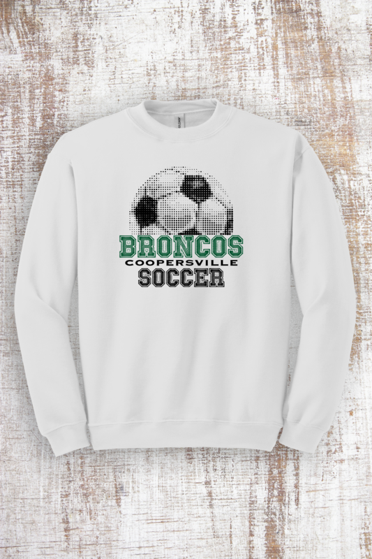 Halftone Soccer Unisex Sweatshirt - Hooded and Crewneck