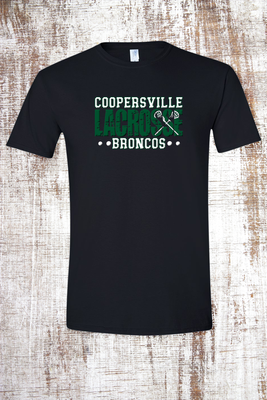 Coopersville Distressed Lacrosse Short Sleeve T-Shirt