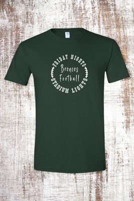 Friday Nights Stadium Lights Football Short Sleeve T-Shirt