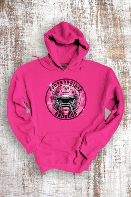 Pink Out Broncos Football Hoodies