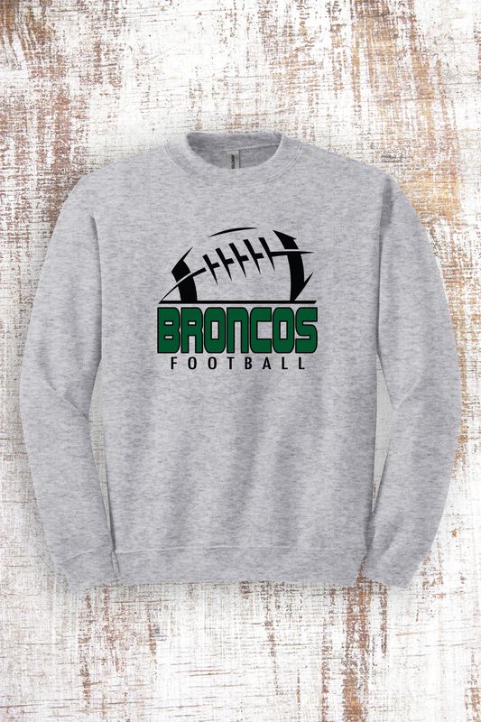 Broncos Football Sweatshirt - hooded and crewneck