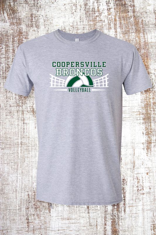 Volleyball Net Short Sleeve T-Shirt