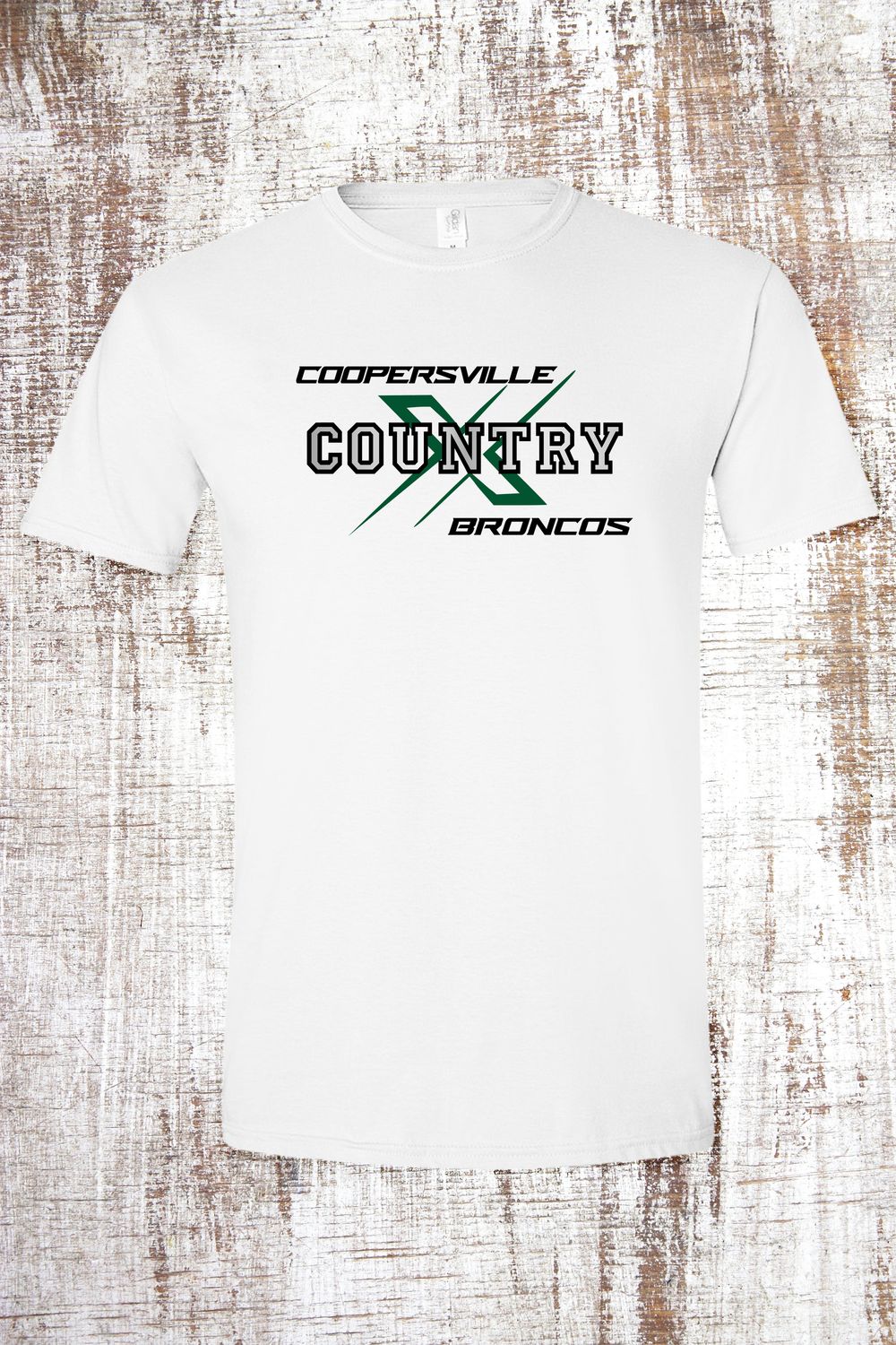 Cross Country X Short Sleeve T-Shirt, Color: White