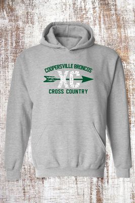 Cross Country Arrow Sweatshirt - hooded and crew