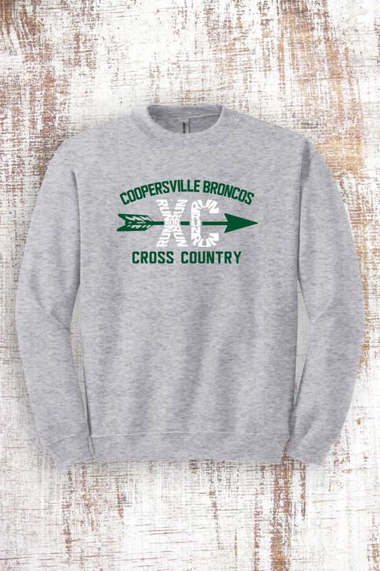 Cross Country Arrow Sweatshirt - hooded and crew