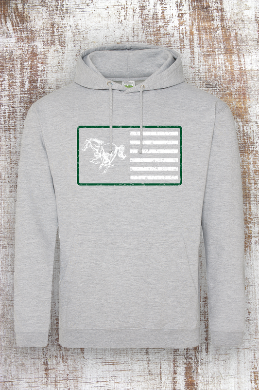 Bronco and Stripes Hoodie