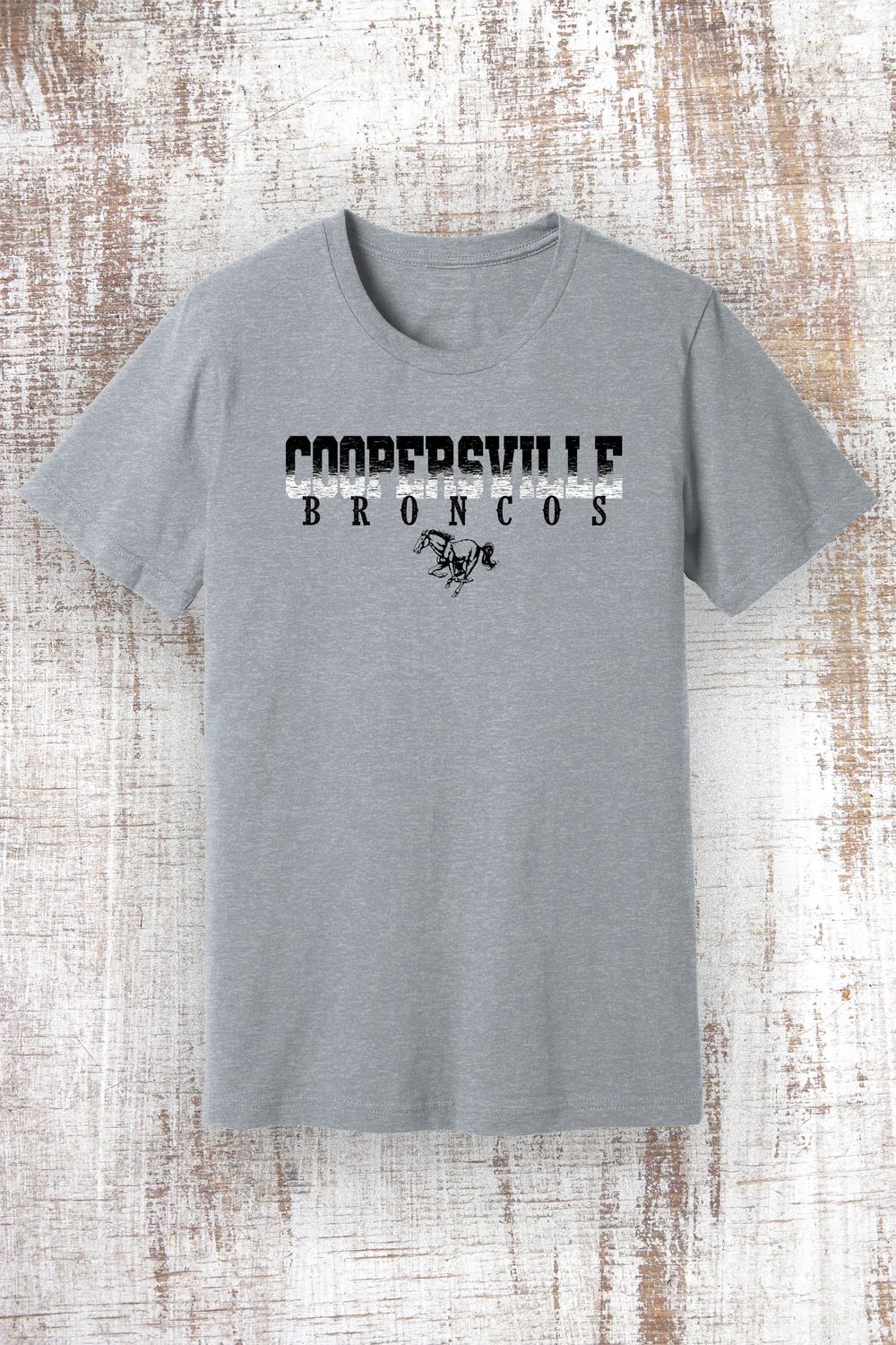 Western Short Sleeve T-Shirt, Color: Sport Grey
