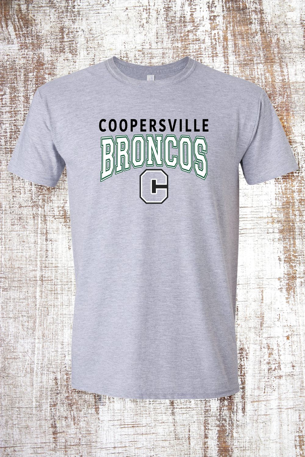 Varsity C Short Sleeve T-Shirt, Color: Sport Grey