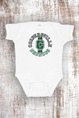 C Bars Infant Short Sleeve Bodysuit