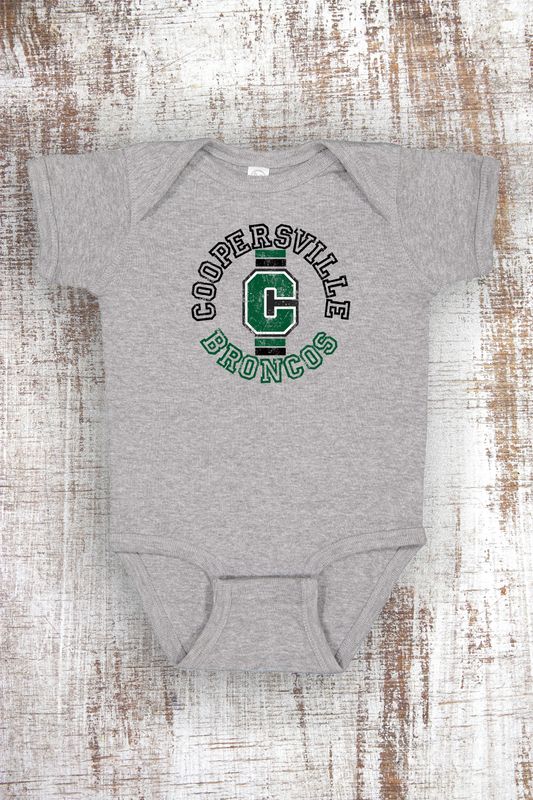 C Bars Infant Short Sleeve Bodysuit