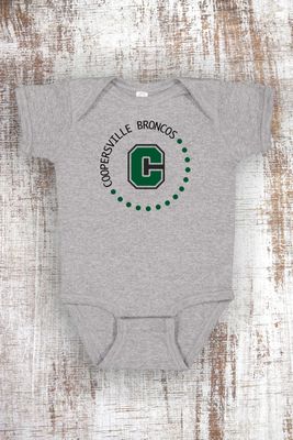 Circle Dots Infant Short Sleeve Bodysuit