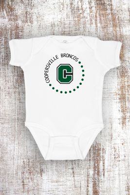 Circle Dots Infant Short Sleeve Bodysuit