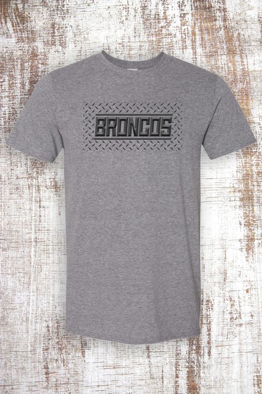 Broncos Diamond Plate Short Sleeve T-Shirt