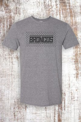 Broncos Diamond Plate Short Sleeve T-Shirt
