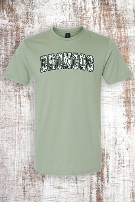 Floral Broncos Short Sleeve T-Shirt