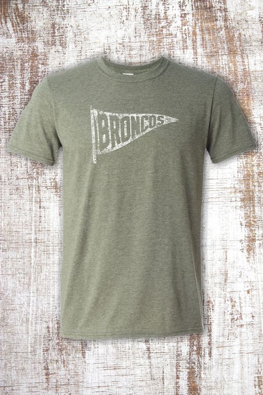 Broncos Vintage Pendant Short Sleeve T-Shirt