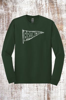 Bronco Vintage Pendant Sweatshirt - hooded and crew