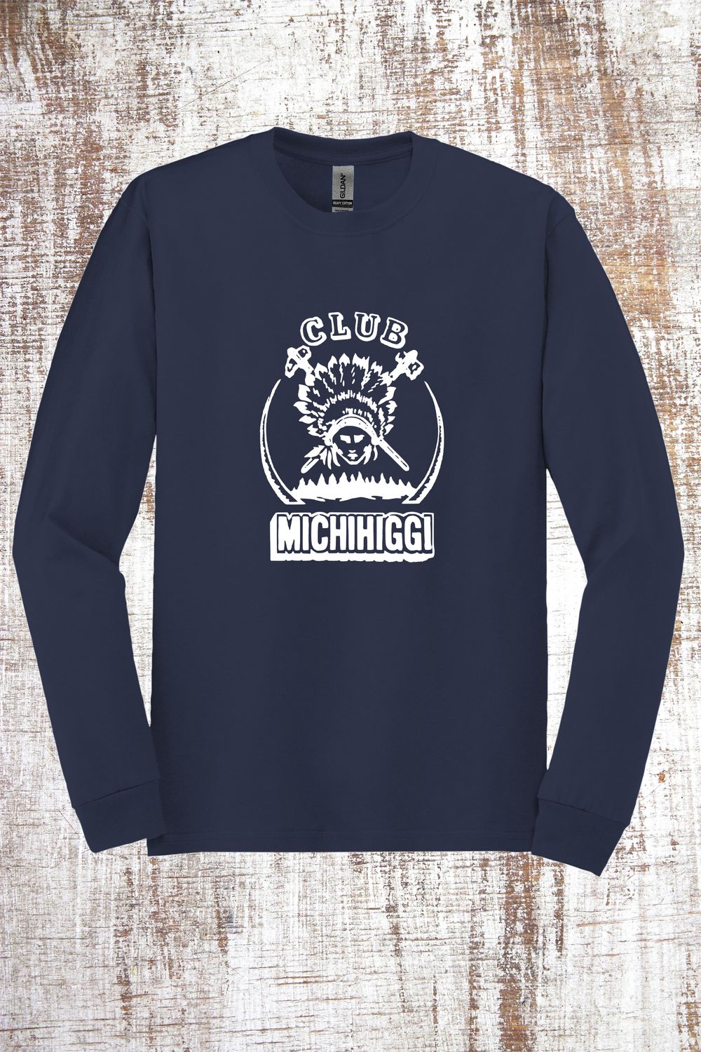 Club Michihiggi Original 1955 Long Sleeve T-Shirt, Color: Navy