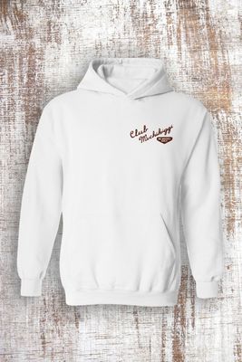 2 sided (front and back) Vintage Club Michihiggi Members Only Hoodie