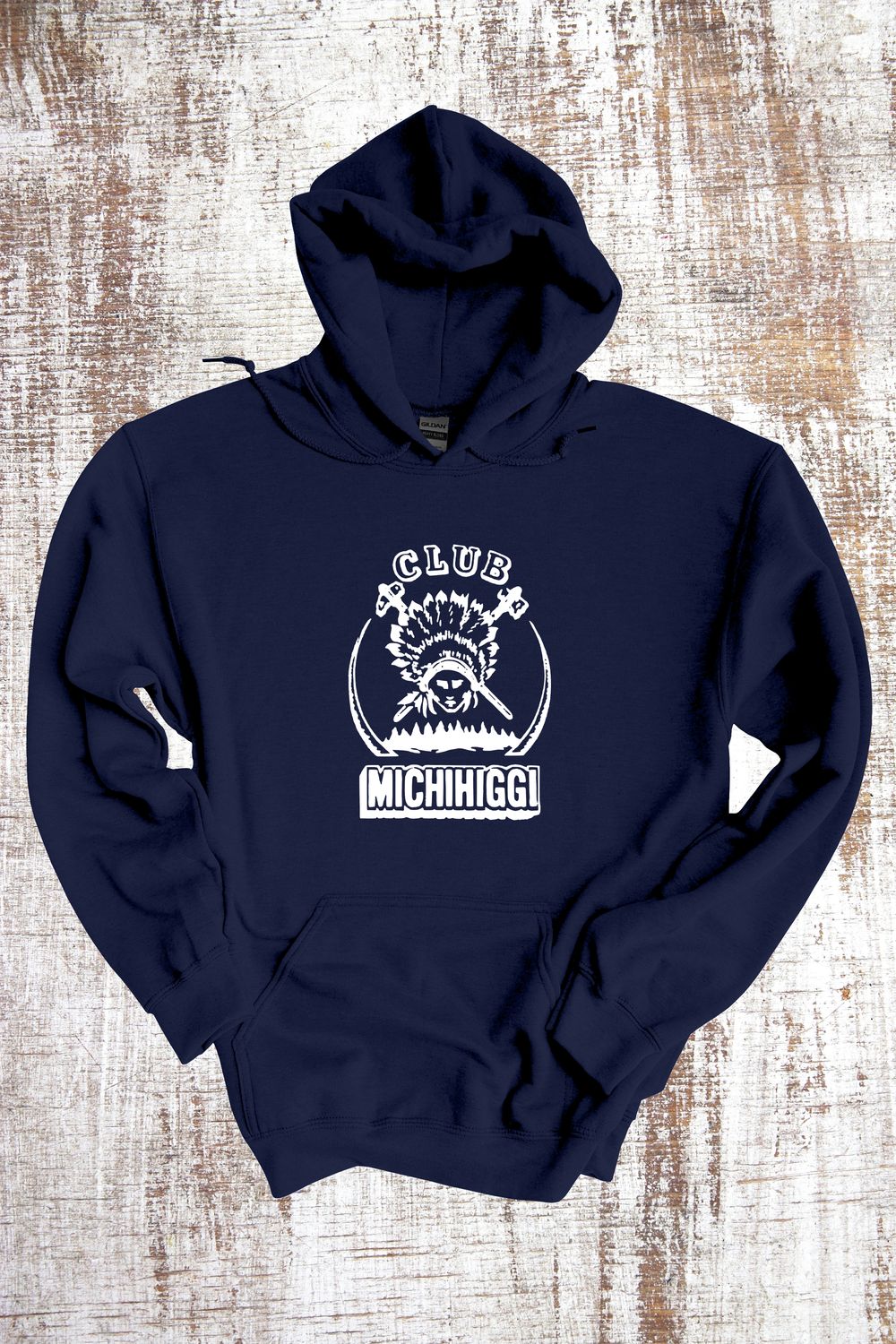 Club Michihiggi Original 1955 Hoodie, Color: Navy