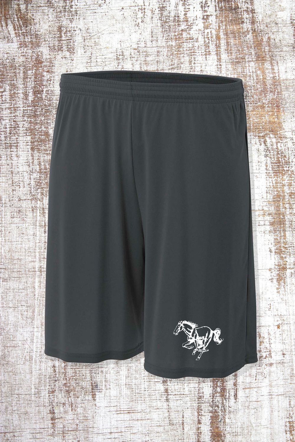 Graphite unisex/boys shorts - Varsity C and Bronco