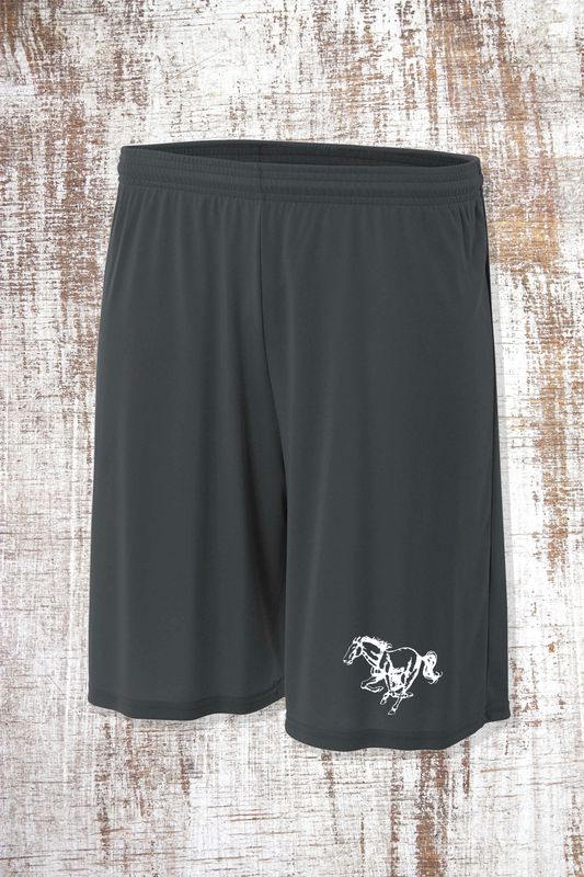 Graphite unisex/boys shorts - Varsity C and Bronco