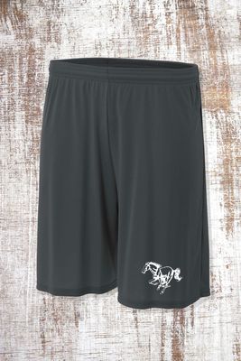 Graphite unisex/boys shorts - Varsity C and Bronco