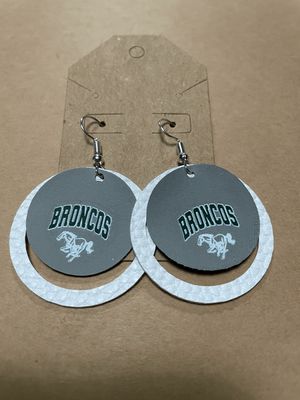 Traditional Broncos Earrings