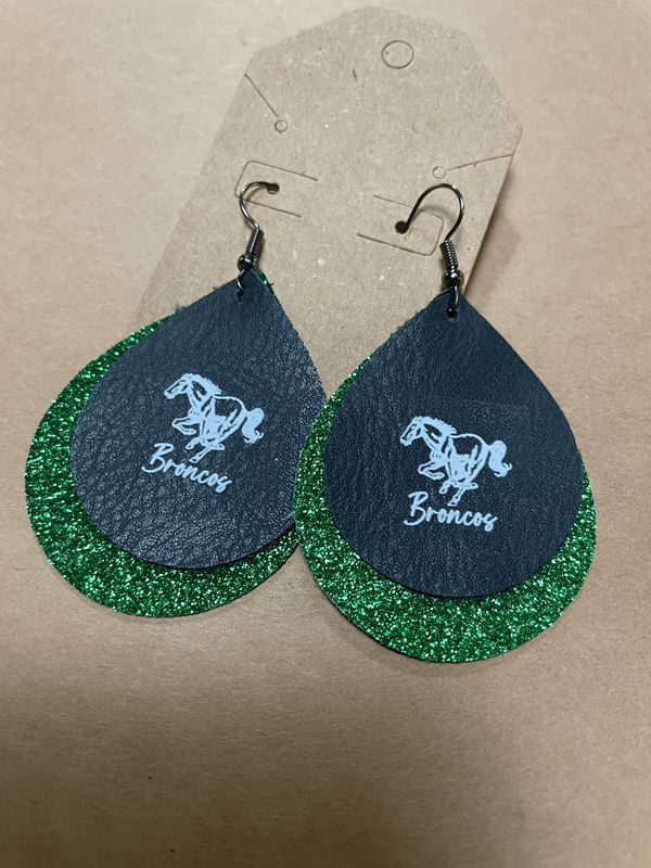 Broncos Earrings