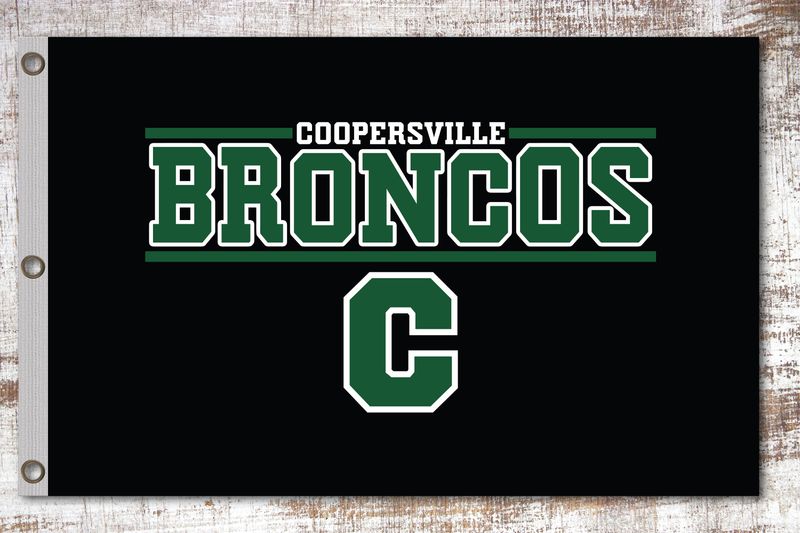 Coopersville Broncos 3&#39;x5&#39; flag